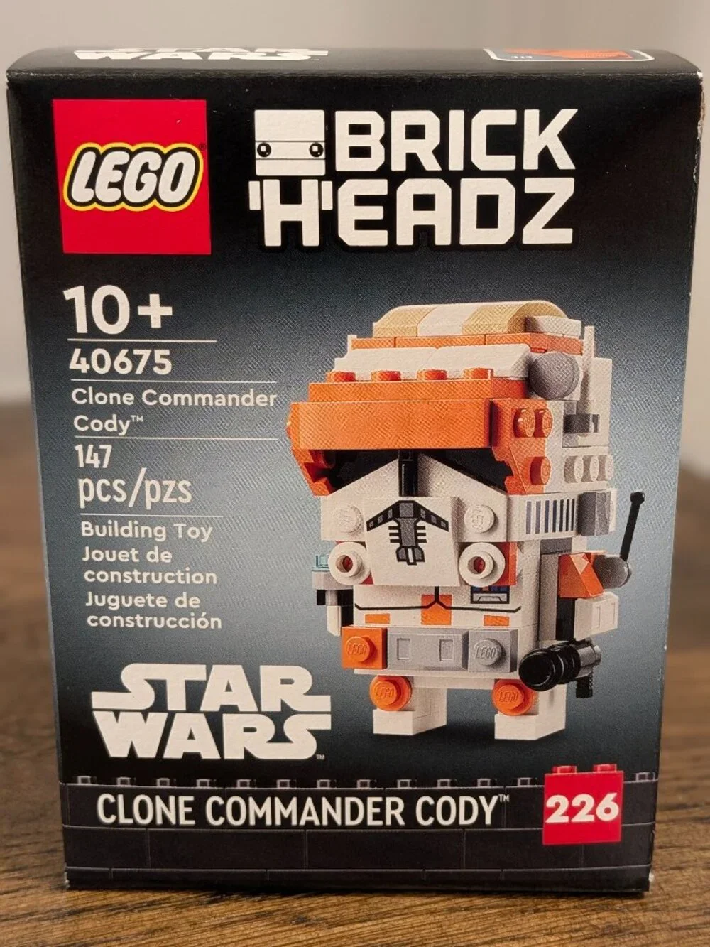 LEGO 40675 Commander Cody BrickHeadz - New in Box, Sealed